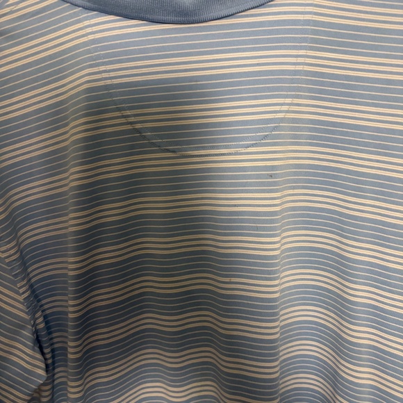 Pebble Beach Performance Polo Mens Extra Large XL Blue Short Sleeve Golf Shirt - Picture 6 of 7